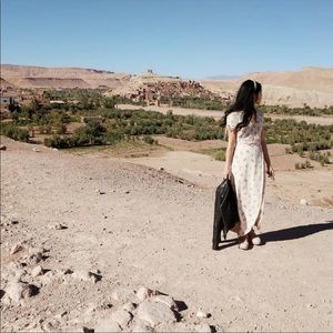 Madewell Wrap-Effect Maxi Dress